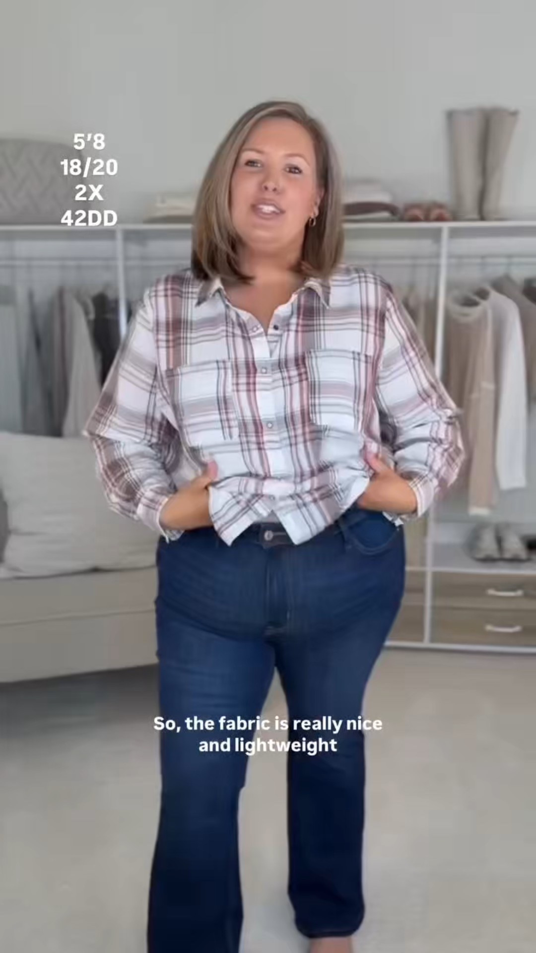 Wearing a 2X in the flannel top and 18 in the jeans!

Plus size fashion, everyday outfit ideas, trendy fashion, comfy casual, mom style, midsize fashion, Maurices haul

#LTKPlusSize #LTKOver40 #LTKMidsize