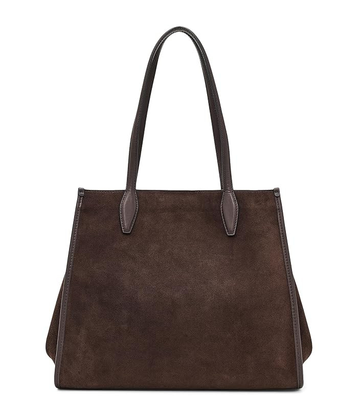 Madewell Lexington Tote - Flesh Out Handbags Dark Carob, Leather | Zappos.com