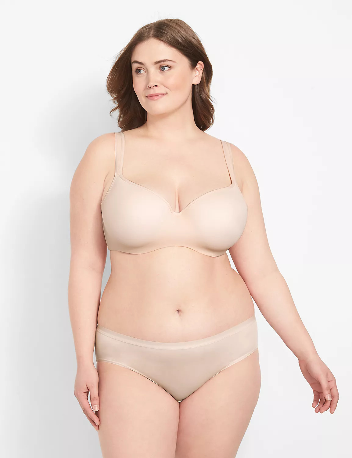 Smooth Lightly Lined Balconette Bra | LaneBryant | Lane Bryant (US)