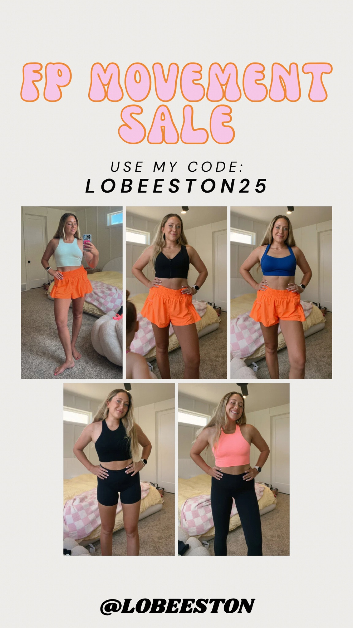 FP Movement Sale! 

Use my code for 25% off: LOBEESTON25 


#LTKunder50 #LTKsalealert #LTKunder100