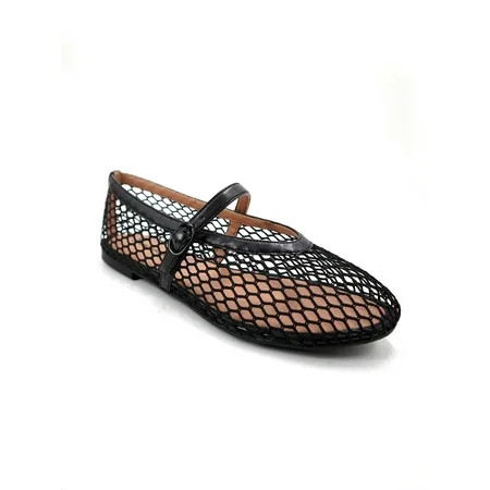 No Boundaries Women’s Mesh Mary Jane Flats | Walmart (US)