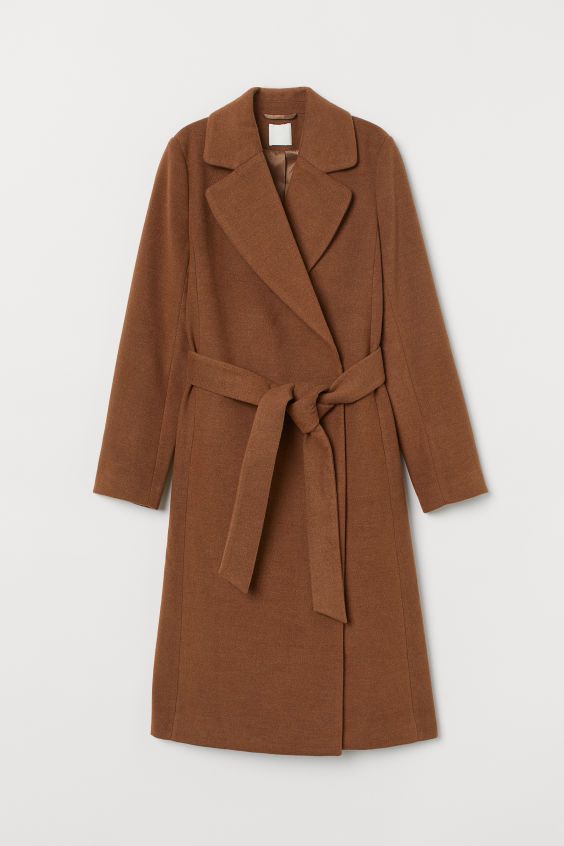 Coat with Tie Belt | H&M (US + CA)