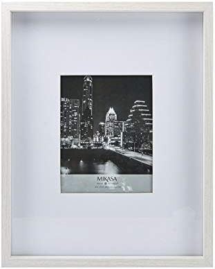 Mikasa Gallery 8x10-Inch Matted Picture Frame, 16x20-Matted 8x10, White | Amazon (US)