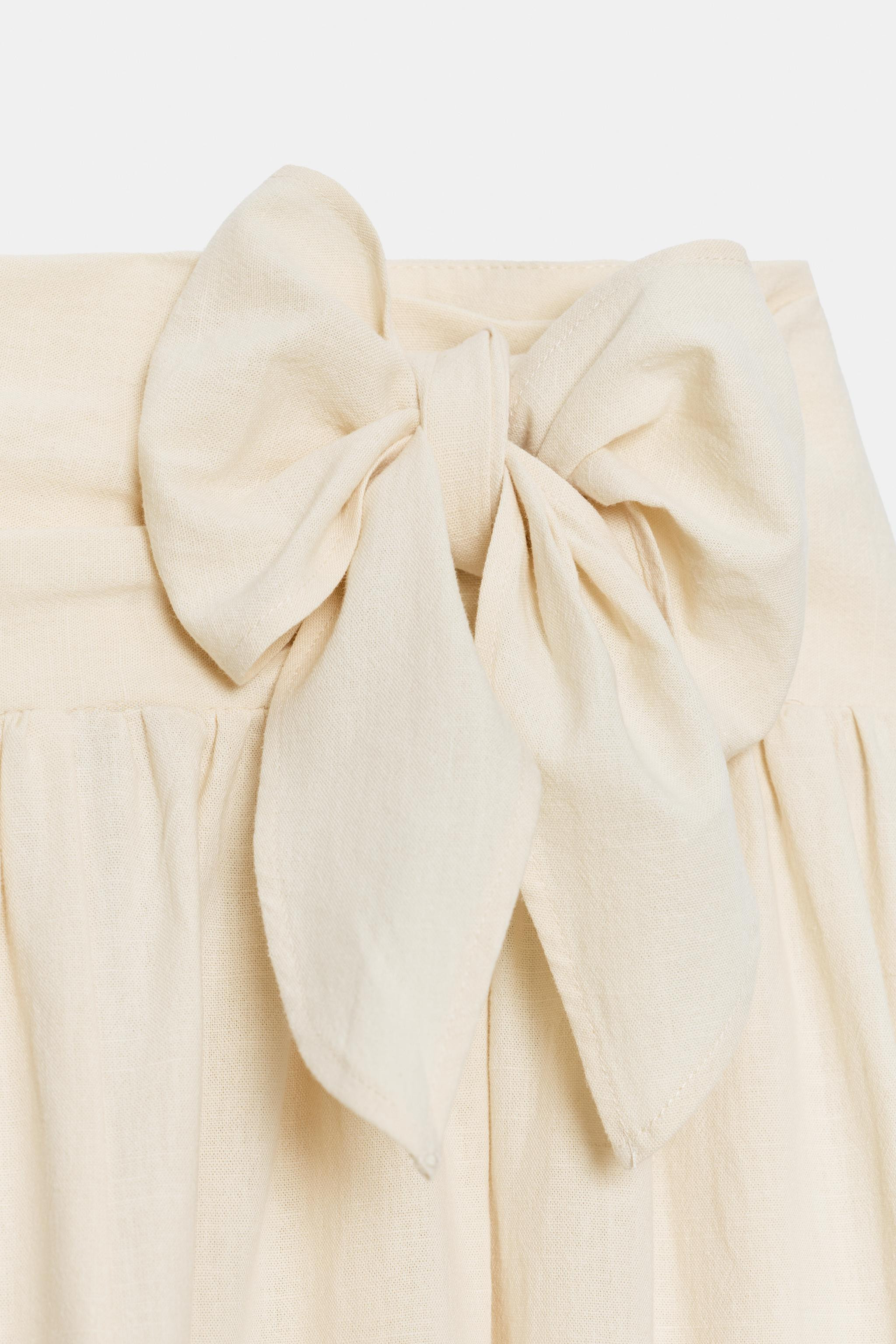 SAROUEL TROUSERS WITH TIE DETAIL | Zara UK