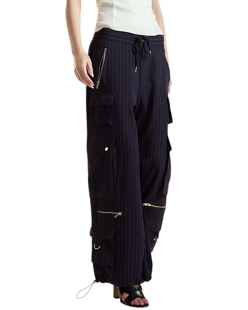 Cynthia Rowley Pinstripe Cargo Pants | Bloomingdale's (US)