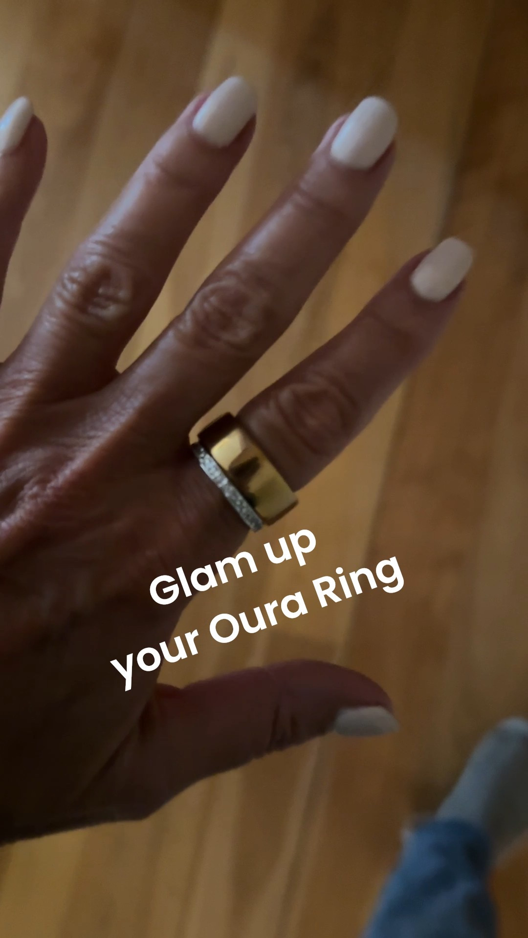 My first day with my Oura ring and of course I had to add some sparkle. I had the band but I’ll tag an inexpensive option for you to try. I would probably add rings to both sides! Oura rings make a wonderful gift for anyone interested in their health  
kimbentley, fitness tracker, jewelry 

#LTKStyleTip #LTKActive #LTKGiftGuide