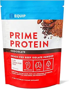 Equip Foods Prime Protein - Grass-Fed Beef Protein Powder Isolate -Paleo and Keto Friendly, Glute... | Amazon (US)