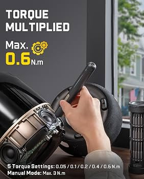 Fanttik E2 Ultra Mini Electric Screwdriver, Cordless Screwdriver, Max 0.6N.m, 50 Magnetic Bits, 5... | Amazon (US)