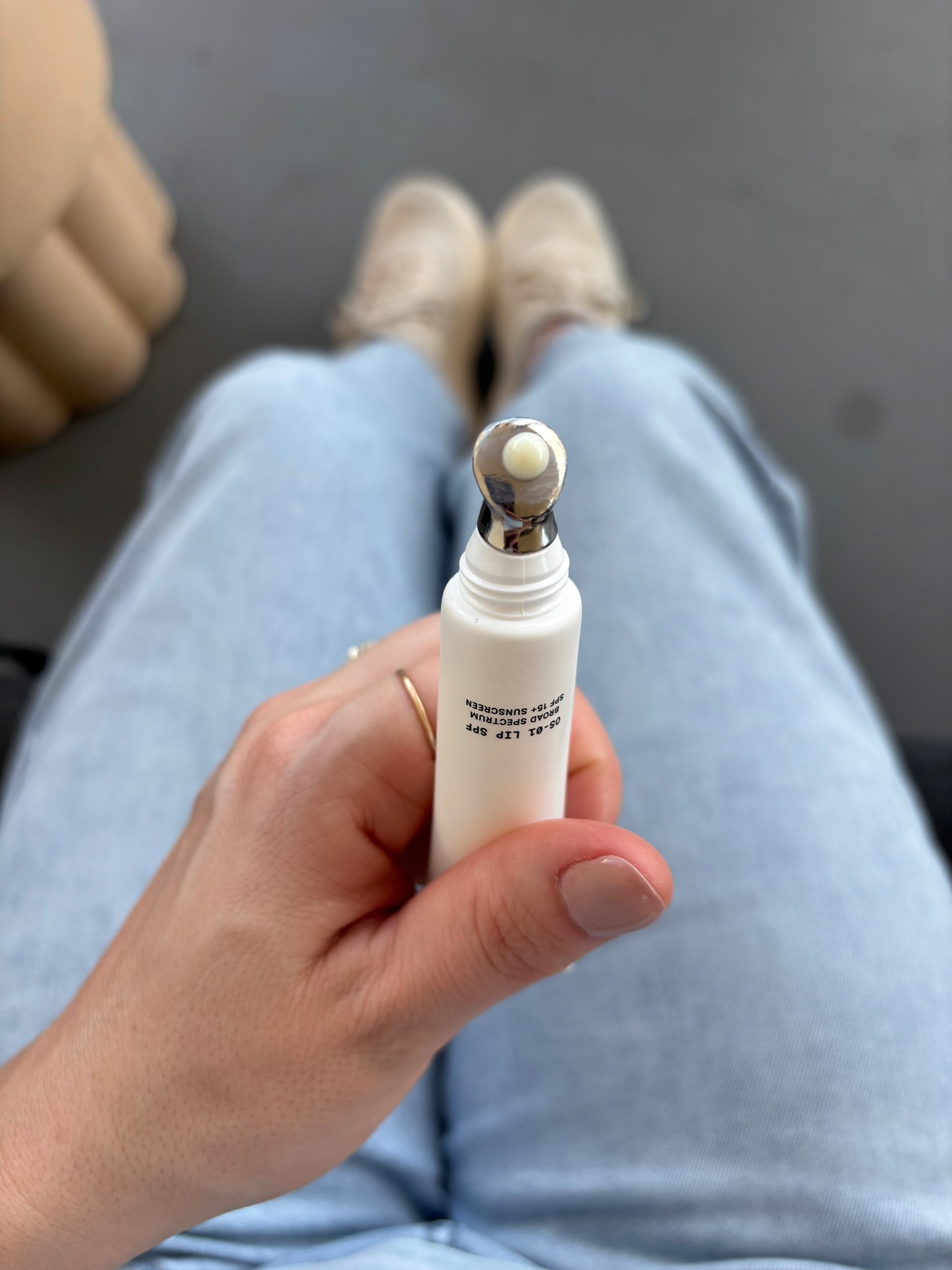 Travel days, but make them low-tox and intentional ✨

I wore organic denim for this trip because what we put on our bodies matters just as much as what we put in them. Choosing natural fibers helps reduce unnecessary chemical exposure and just feels better — especially on long travel days.

And this SPF lip treatment is a non-negotiable in my bag. It contains a longevity-focused peptide to help support healthier, more youthful-looking skin while protecting from sun exposure. Lips are one of the most overlooked areas when it comes to aging, and this makes it so easy to protect and nourish at the same time.

Comfort, protection, and thoughtful choices — because wellness is built in the small, everyday habits 🤍

What’s one thing you never travel without?

#LTKmomlife #LTKBeauty #LTKTravel