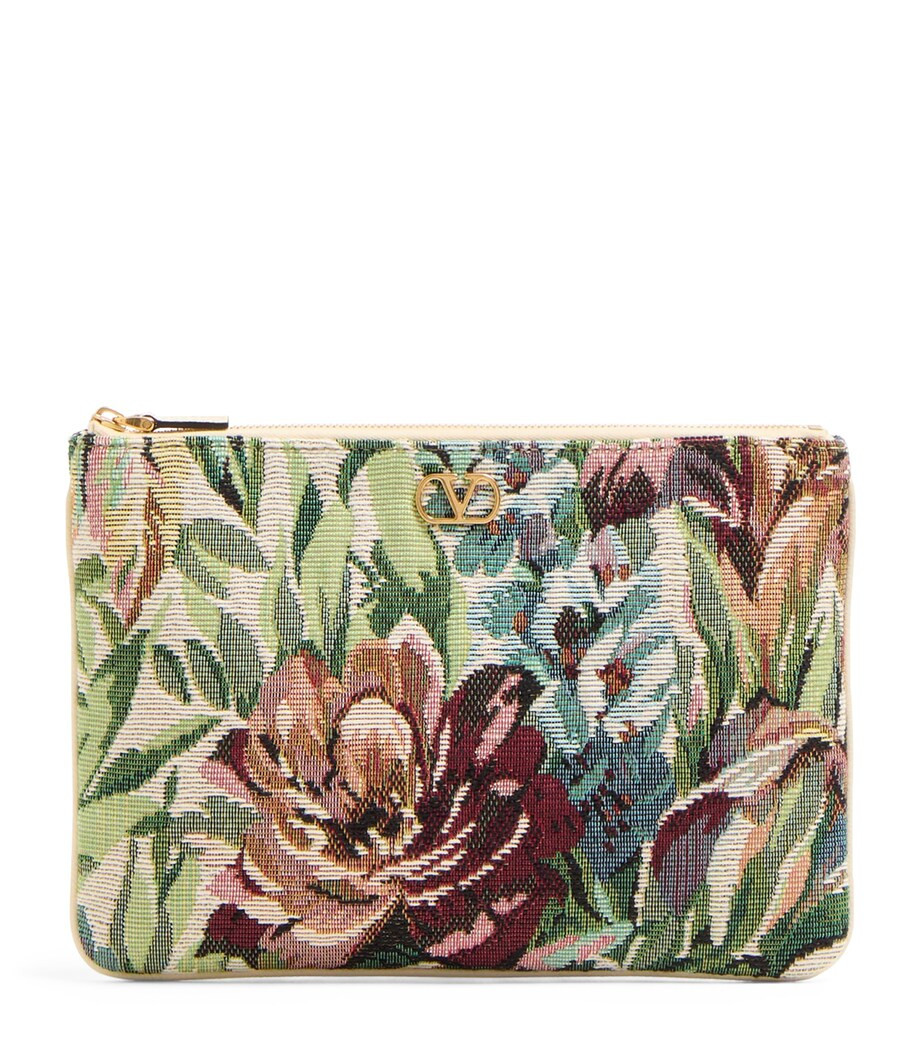 Medium Jacquard VLogo Signature Pouch | Harrods