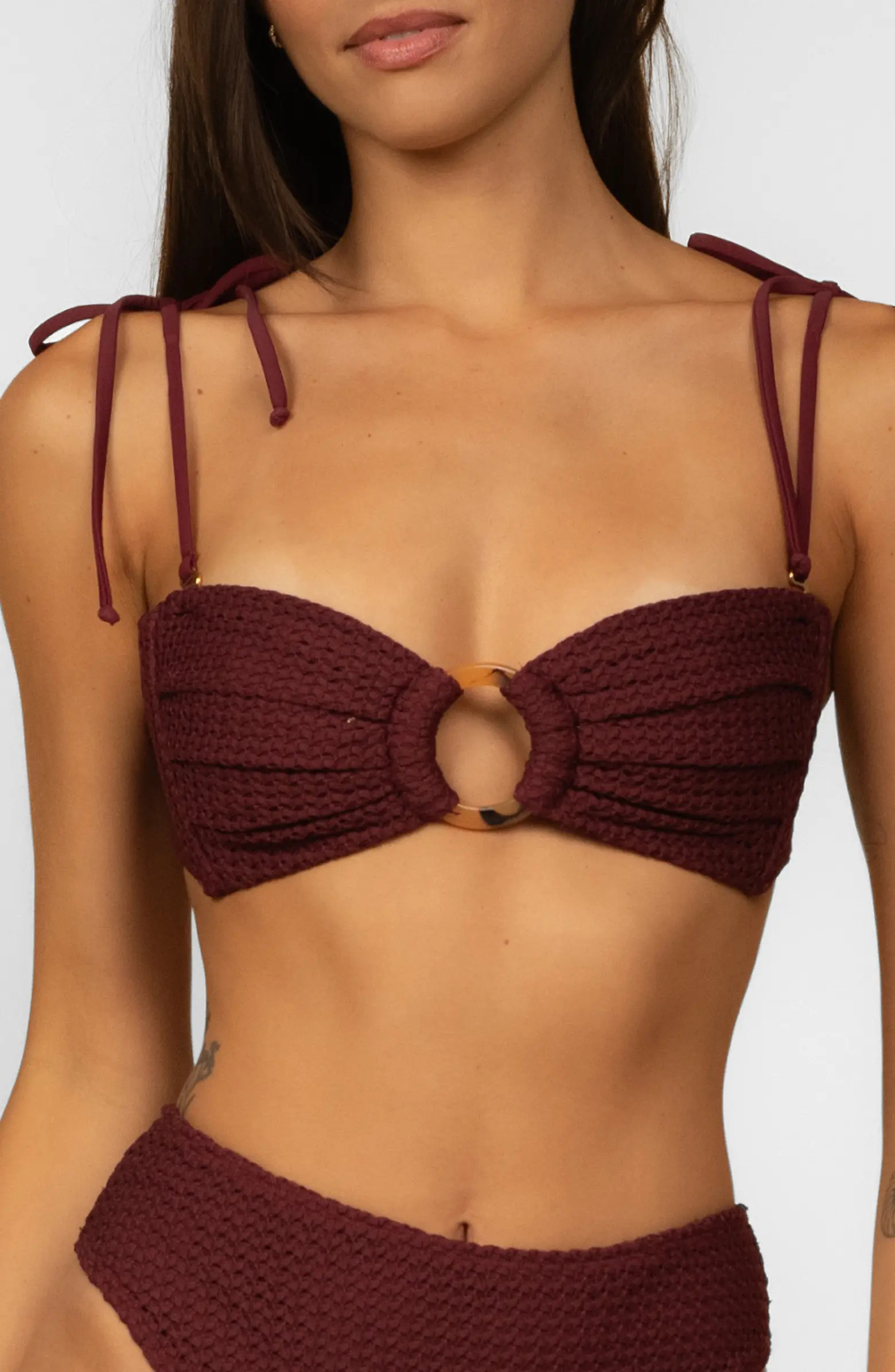 MONTCE Tori Ties Bandeau Bikini Top | Nordstrom | Nordstrom