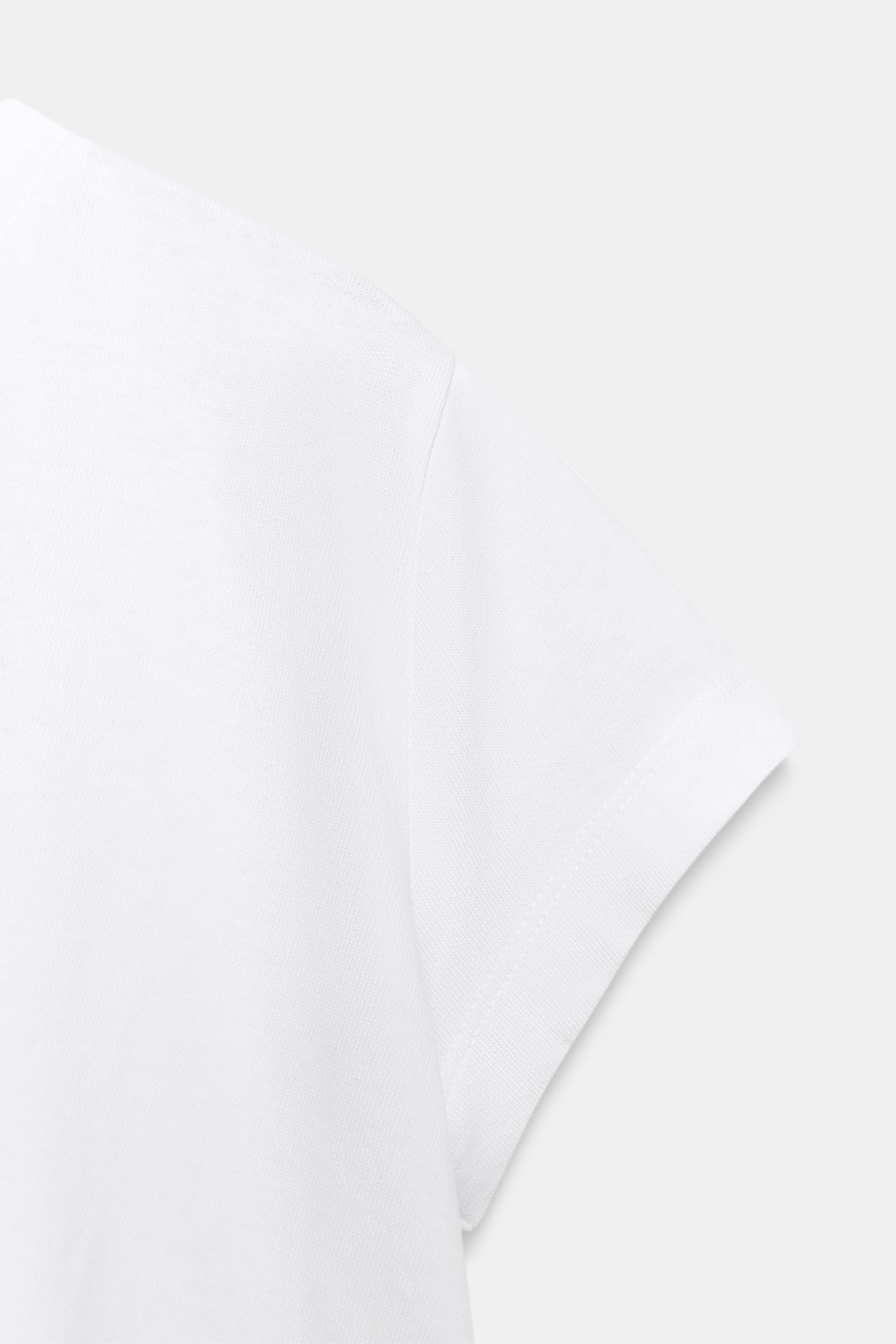 ASYMMETRIC COTTON T-SHIRT | Zara US