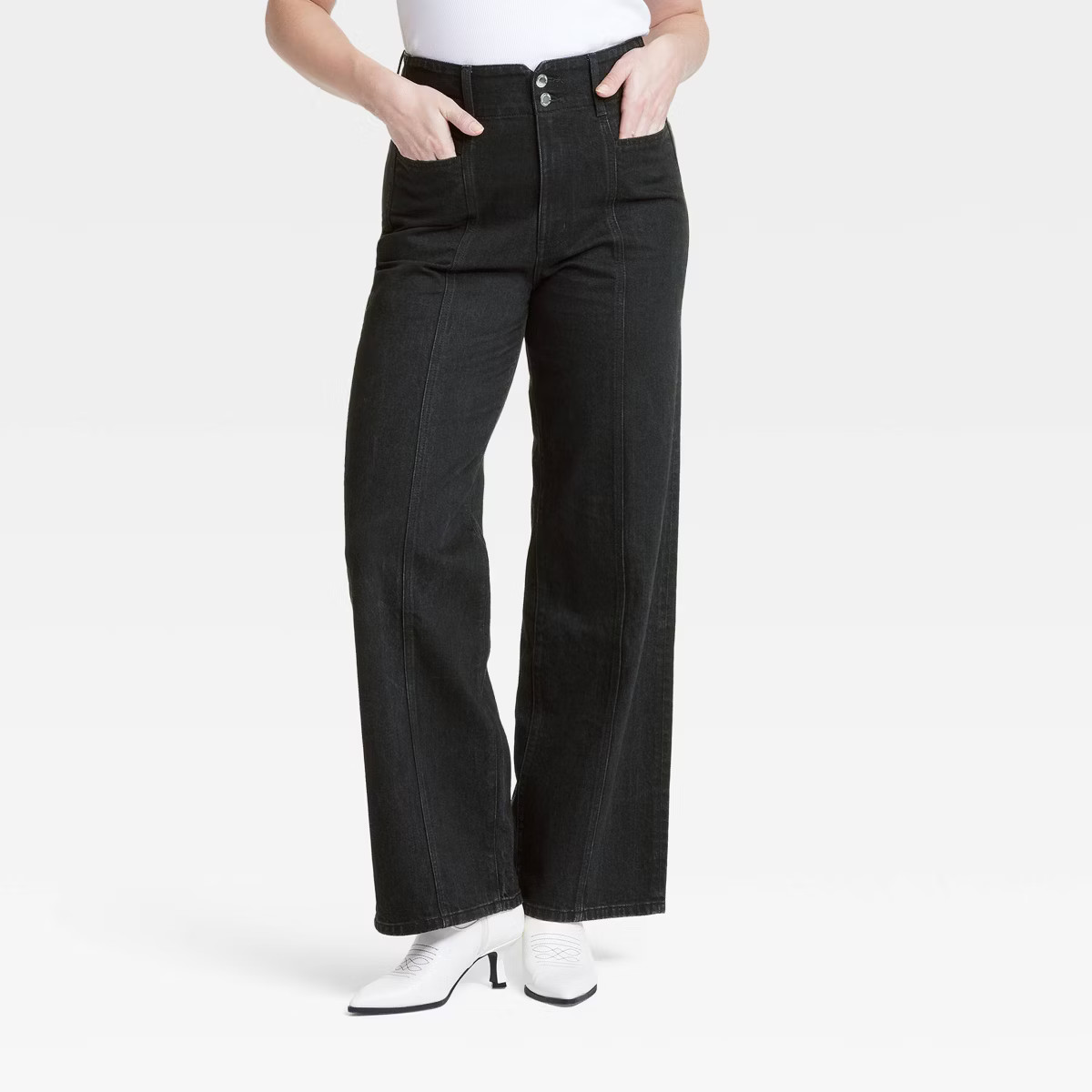 Women's High-Rise Tailored Wide Leg Jeans - Universal Thread™ | Target