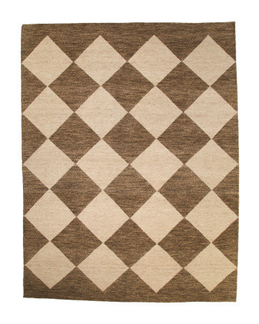 8x11 Hand Woven Wool Blend Rug | TJ Maxx