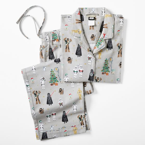 <em>Star Wars</em>™ Organic Flannel Pajama Set | Pottery Barn Teen