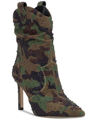 Women's Evgena Stiletto Western Booties | Macy's