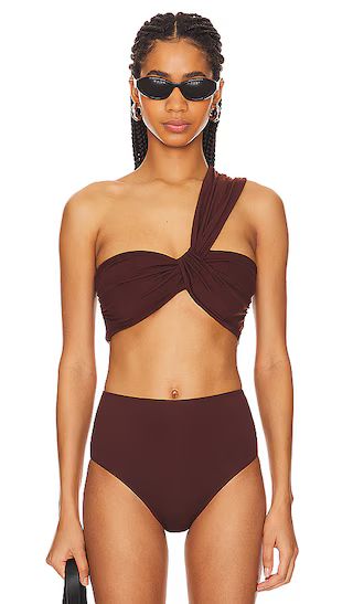 Athena Bikini Top in Carob | Revolve Clothing (Global)