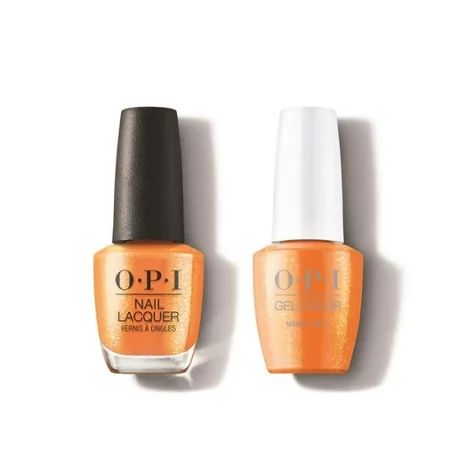 OPI GelColor & Nail Lacquer Polish COMBO Set [Mango for It B011] POWER OF HUE Collection Summer 2022 | Walmart (US)