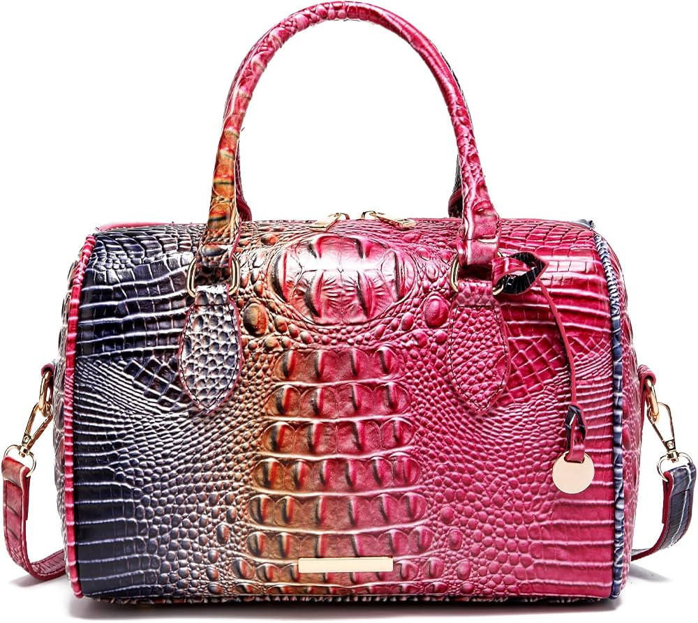 Makcr Joacbv Top-Handle Crocodile Purses For Women Crossbody Leather Bags Trendy Large Capacity T... | Amazon (US)