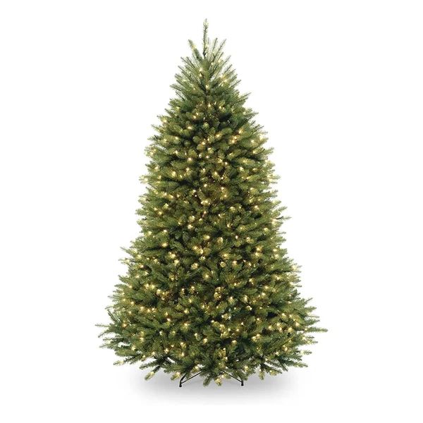 Dunhill Fir 6.5' Green Artificial Christmas Tree with 650 Clear/White Lights | Wayfair North America