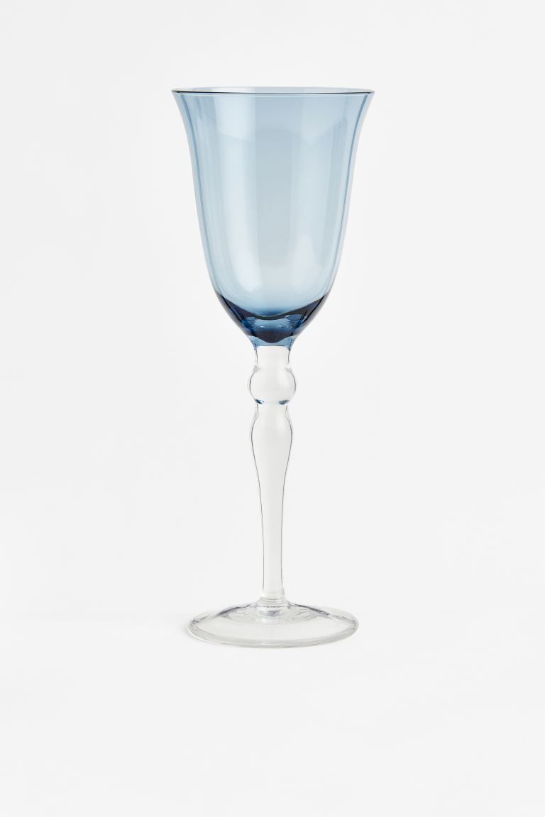 Wine glass with a flared bowl. Diameter at the top 8 cm. Height 20.5 cm.Weight323 gCompositionGla... | H&M (US)