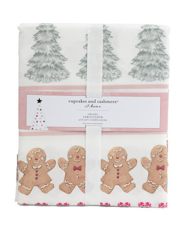 60x120 Fairisle Gingerbread Table Cloth | TJ Maxx