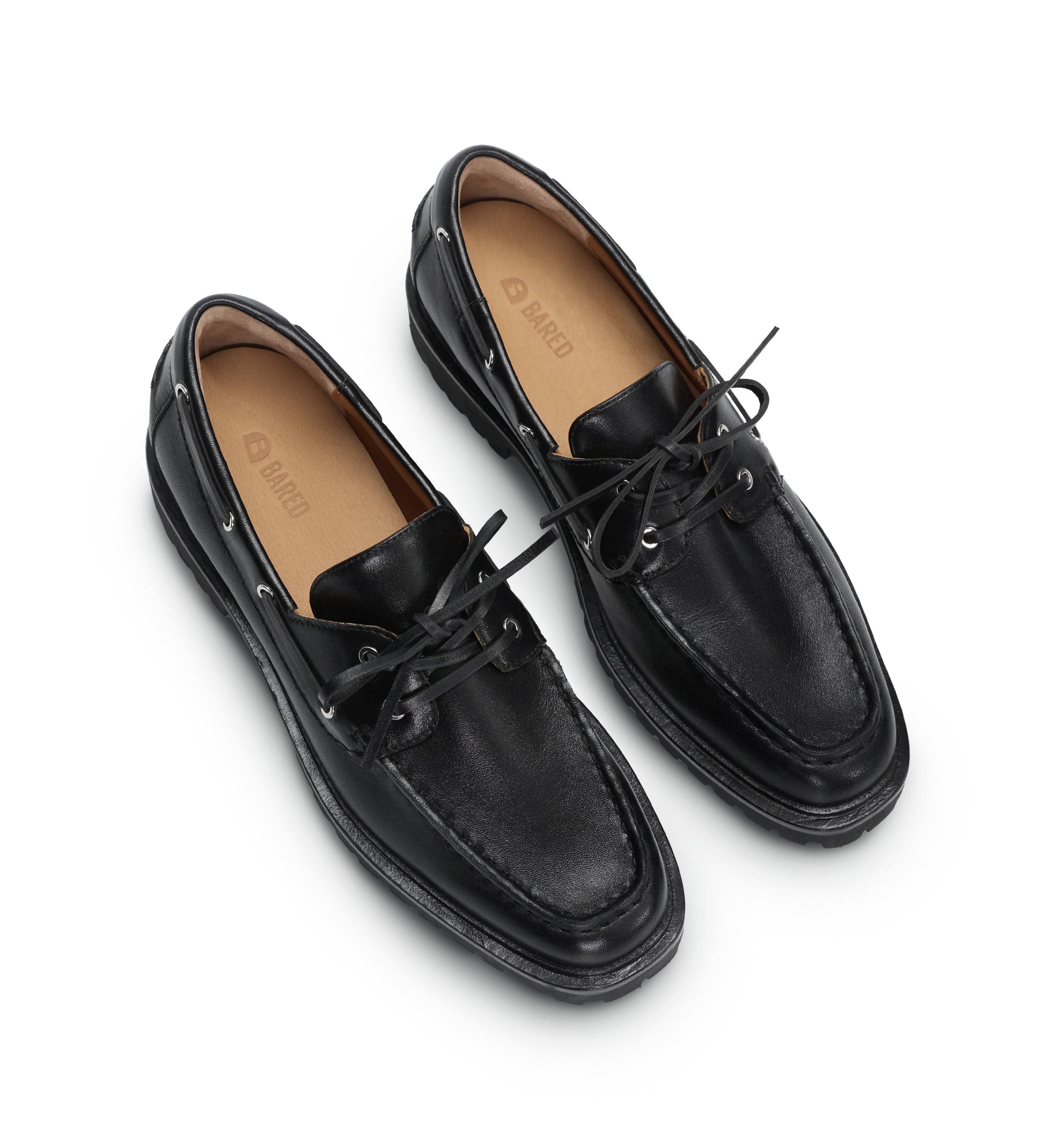Tattler Black Leather Loafers | Bared Footwear | Bared Footwear