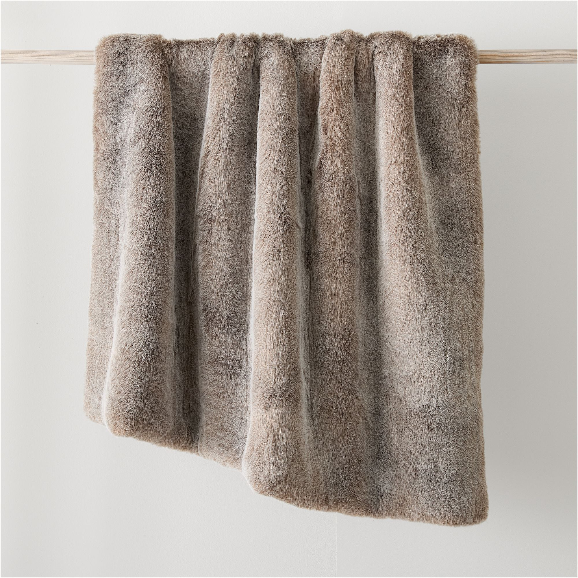 Faux Fur Chinchilla Throw | West Elm (US)