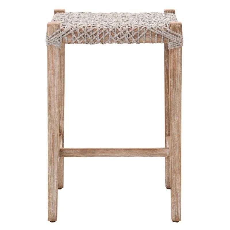 Woven Solid Wood 26'' Counter Stool | Wayfair North America