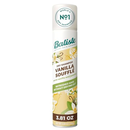Batiste™ Dry Shampoo, Award Winning No. 1 Brand, Instantly Refresh Hair & Absorb Oil Between Washes, Vanilla Souffle, 3.81 oz | Amazon (US)