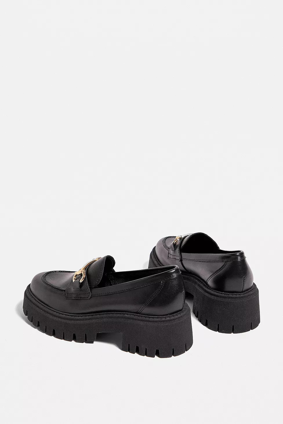UO Black Cleo Chunky Loafers | Urban Outfitters (US and RoW)