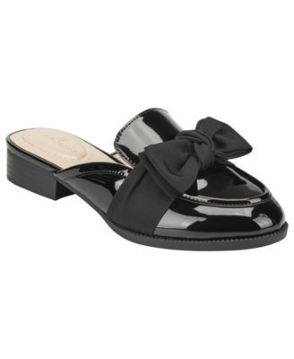 Women's Leilani Bow Slip-On Tailored Mules | Macy's