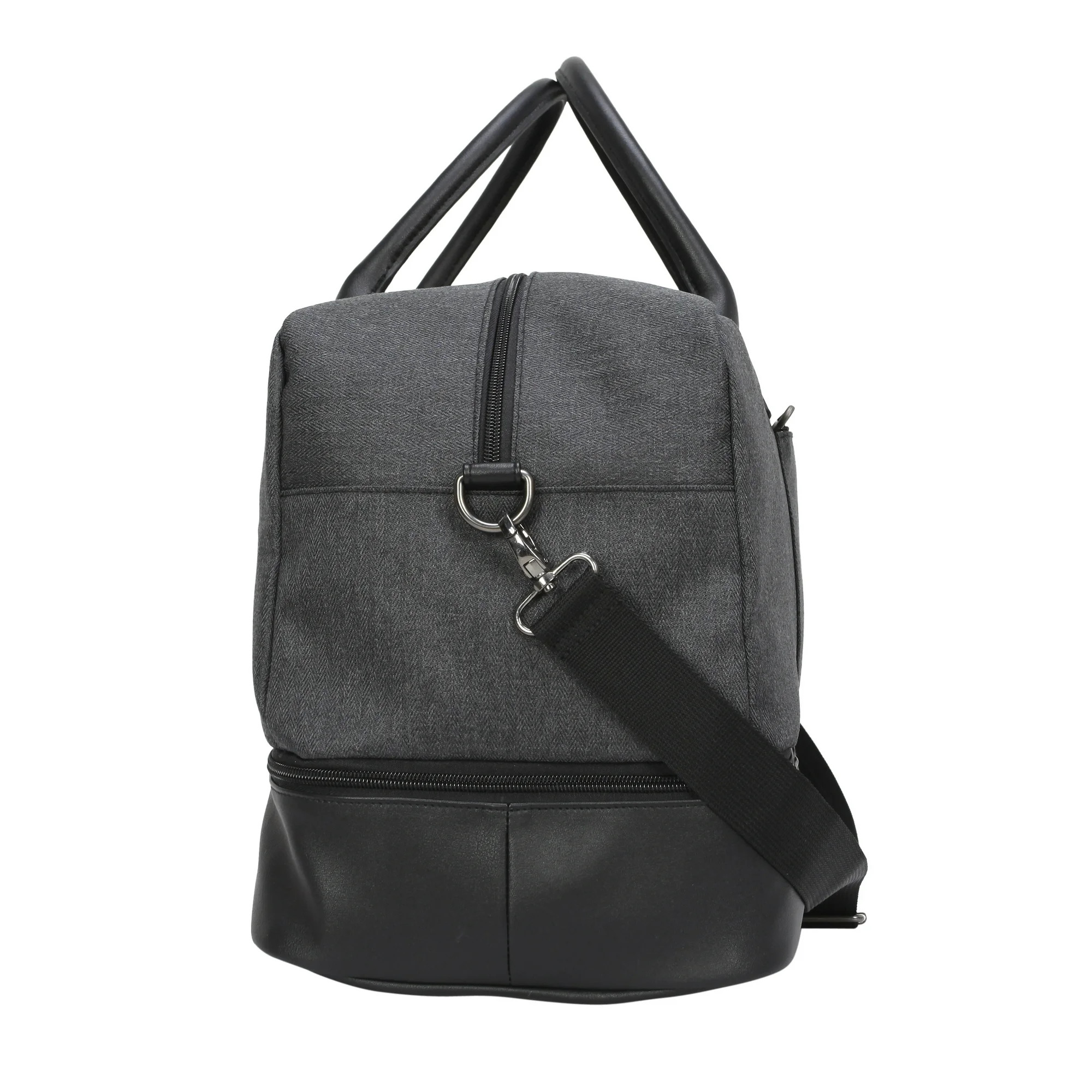 Protege 21 In Drop-Bottom Weekender Travel Duffel Bag, Charcoal | Walmart (US)