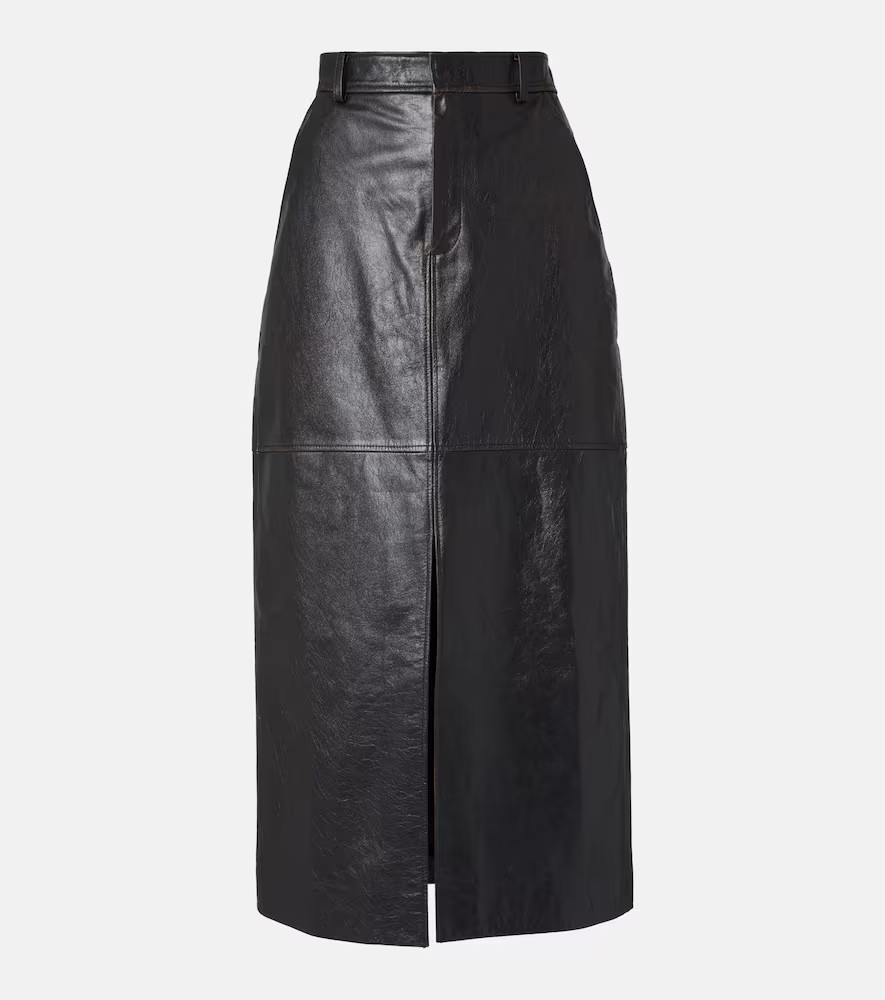 Self-Portrait Leather pencil skirt | Mytheresa (INTL)