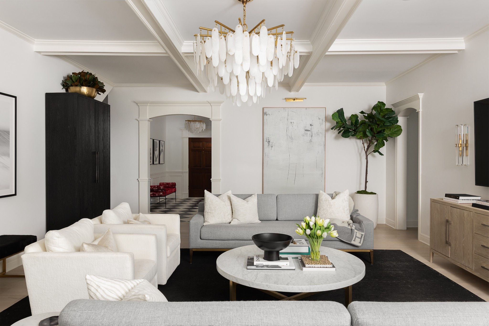 Linking these gorgeous light fixtures from this living room remodel✨

#LTKFamily #LTKHome #LTKStyleTip