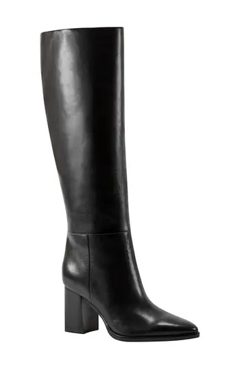 Marc Fisher LTD Perina Knee High Boot in Black at Nordstrom Rack, Size 7.5 Regular Calf | Nordstrom Rack