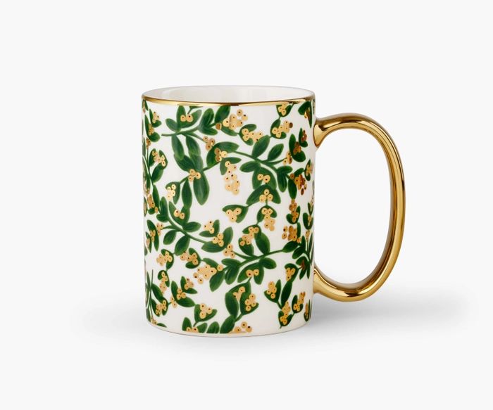 Mistletoe Porcelain Mug | Rifle Paper Co.