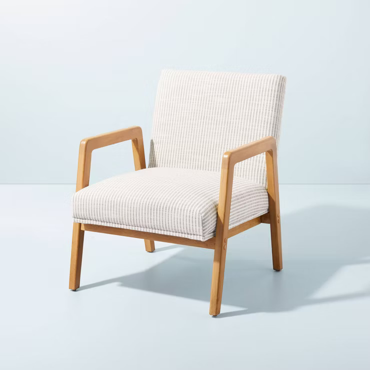 Upholstered Wood Framed Accent Arm Chair - Hearth & Hand™ with Magnolia | Target