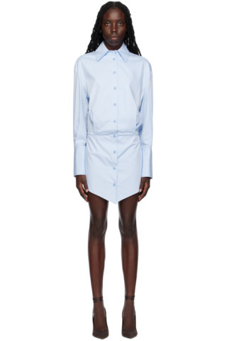 Blue Silvye Minidress | SSENSE
