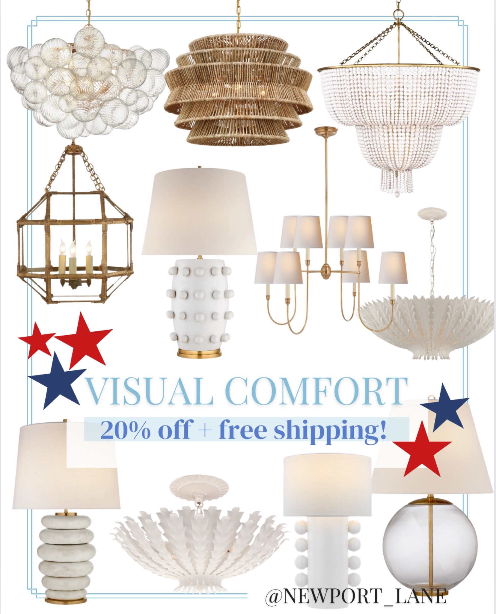 Save on designer lighting during this weekend’s Memorial Day sales! Coastal chandelier, pendants, flush mounts, lamps and sconces are all included! 



#LTKsalealert #LTKfindsunder100 #LTKhome