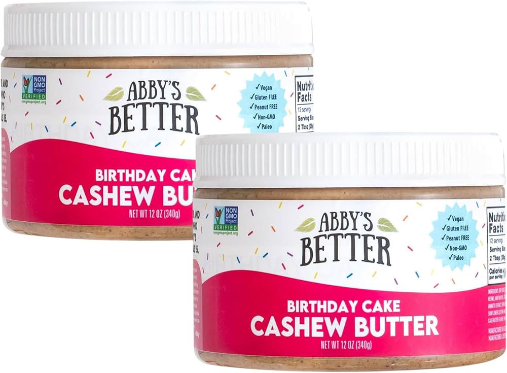 Abby's Better - Birthday Cake Cashew Jar - 2PK | Amazon (US)