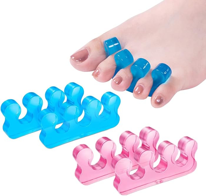 Pedicure Toe Separators for Bunion & Nail Polish Orthopedic Gel Toenail Dividers, Soft Gel Pedicure Kit Suitable for Salon Supplies, Beauty Tools for Toenail Separation | Amazon (US)