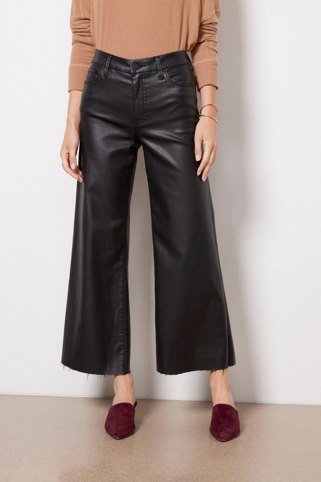 Meg Coated Wide Leg | Evereve