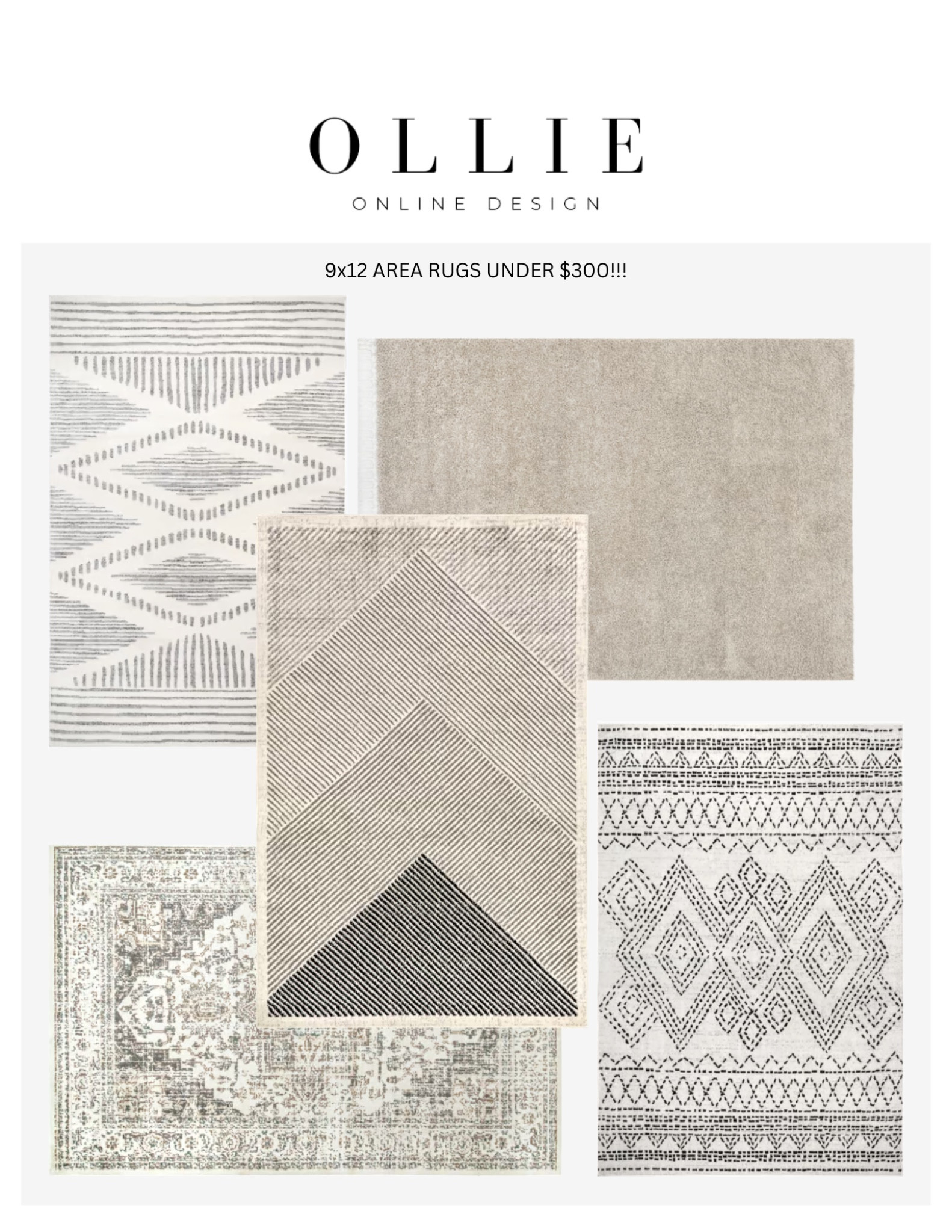 Area rugs can be so expensive! Here are a few 9x12 area rug options that come in under $300…
Who says you can’t have a great looking space on a budget ;)
#arearugs
#homedecor
#budgetdecor
#9x12rugs


#LTKhome