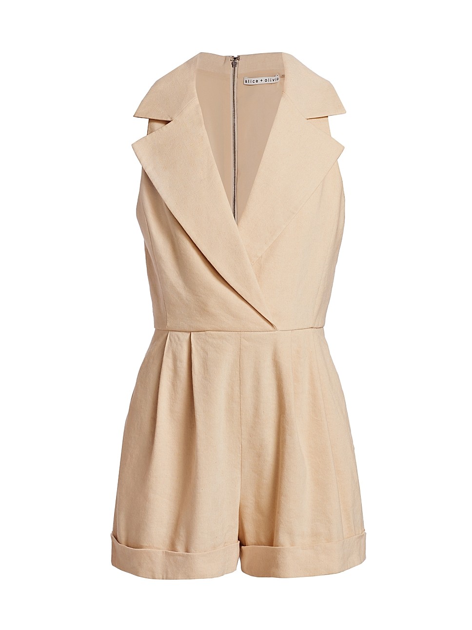 Meritt Linen-Blend Romper | Saks Fifth Avenue