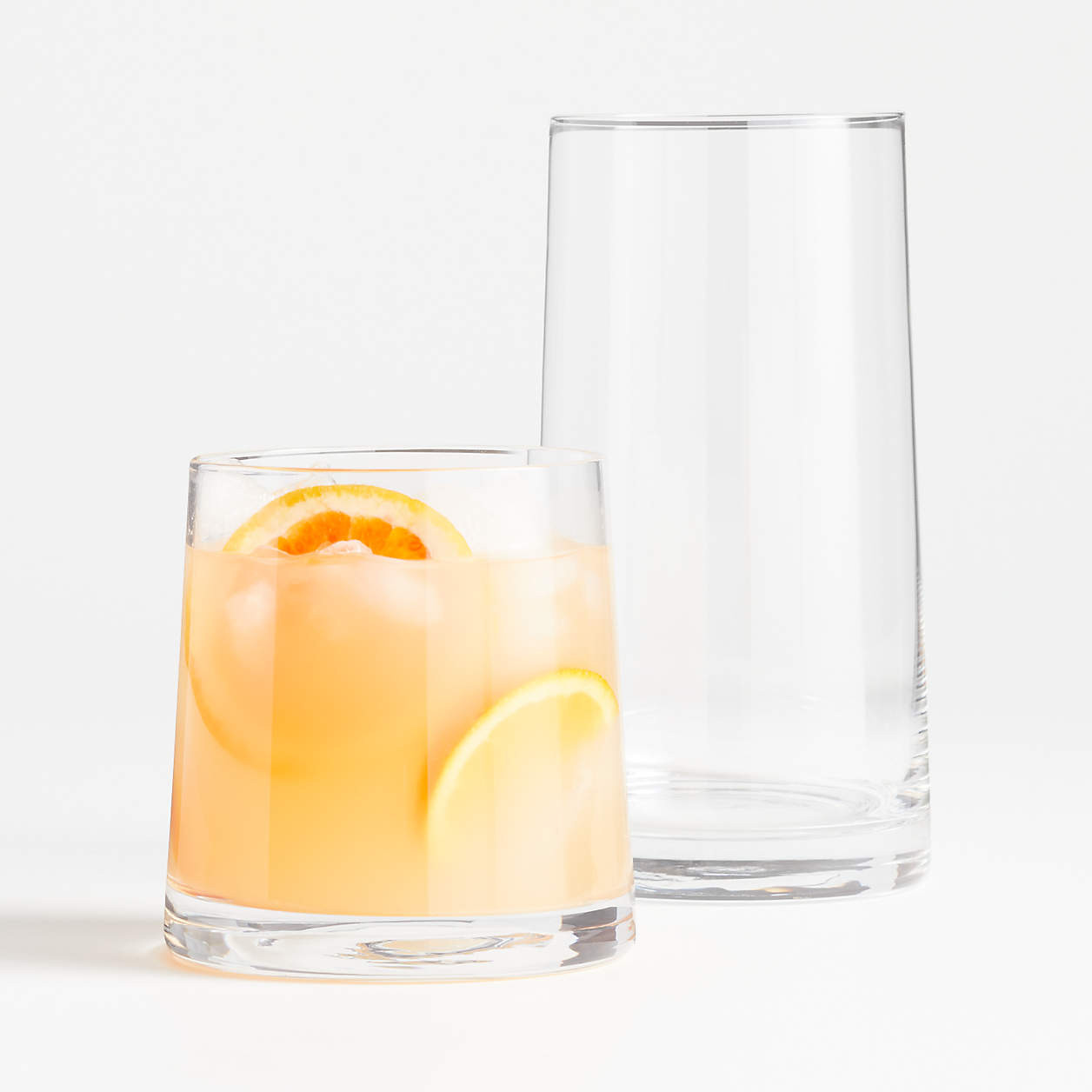 Wyles 21-Oz. Highball Glass + Reviews | Crate & Barrel | Crate & Barrel