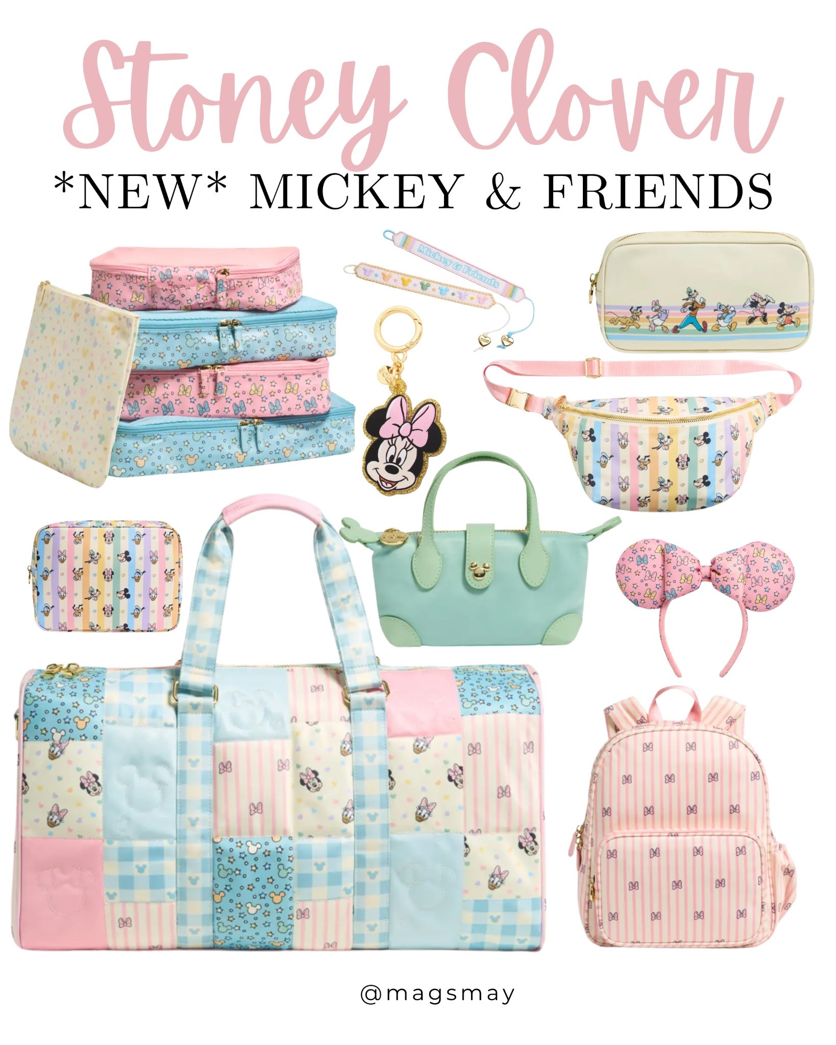 Mickey and friends stony Clover, new stony Clover, Disney, Disney Park bag, Disney Minnie, mouse ears, Disney, fanny pack, Disney packing cubes, Disney purse, Disney, charms, Disney bracelets

#LTKTravel #LTKItBag #LTKSummerEdit