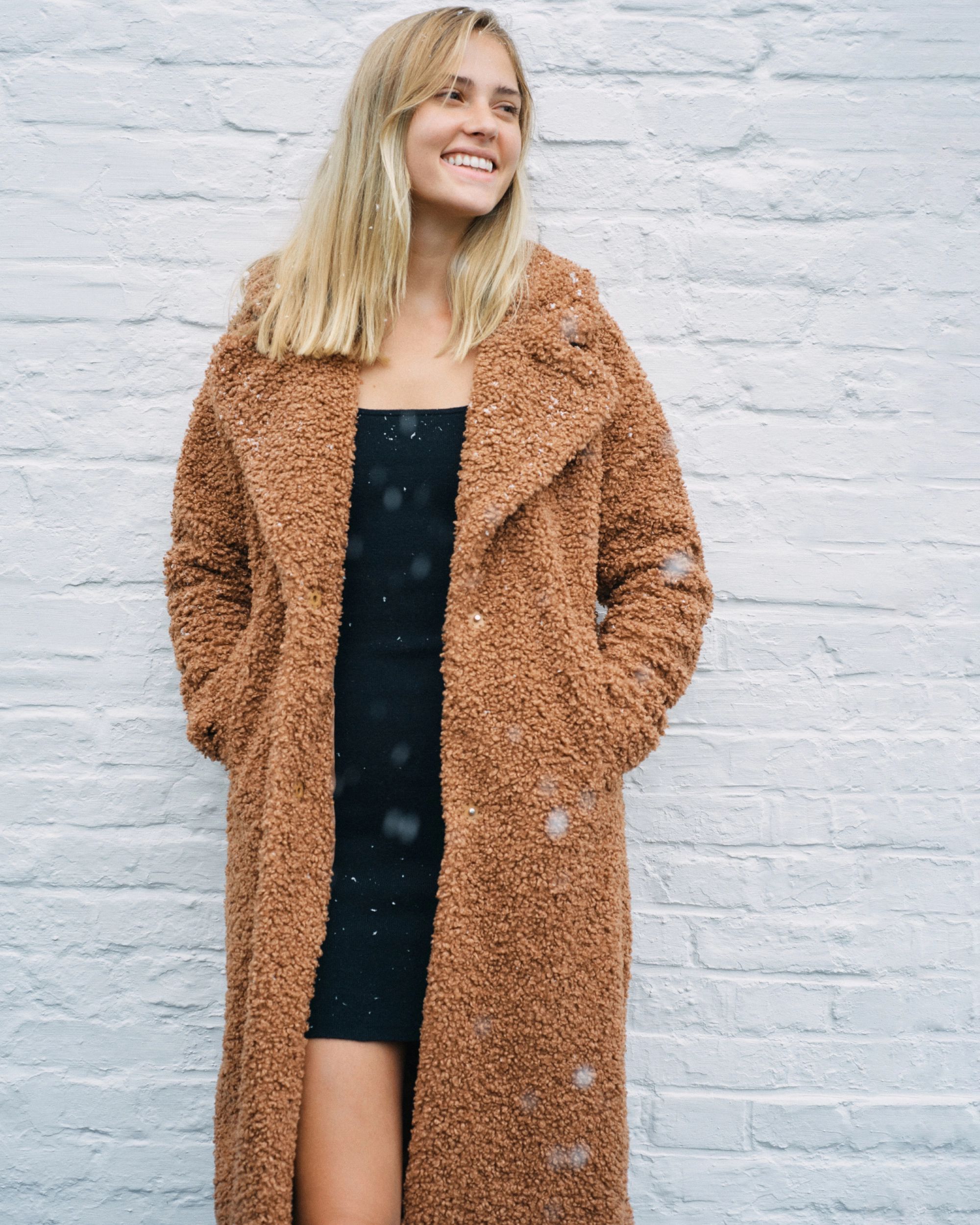 Long Sherpa Coat | Abercrombie & Fitch (US)