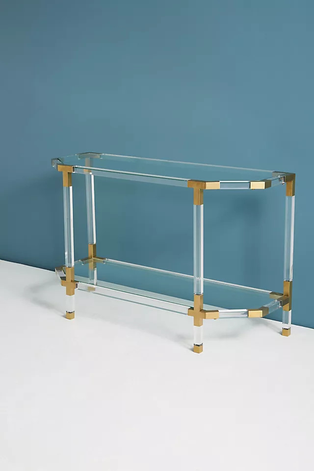 Oscarine Lucite Console | Anthropologie (US)