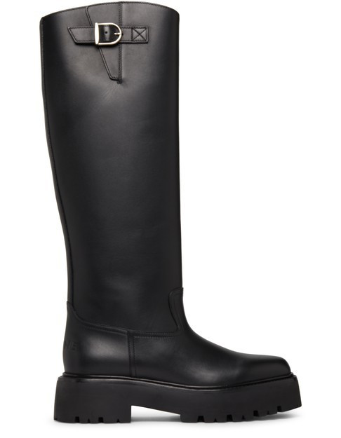 Celine buckled high boot in calfskin - CELINE | 24S (APAC/EU)